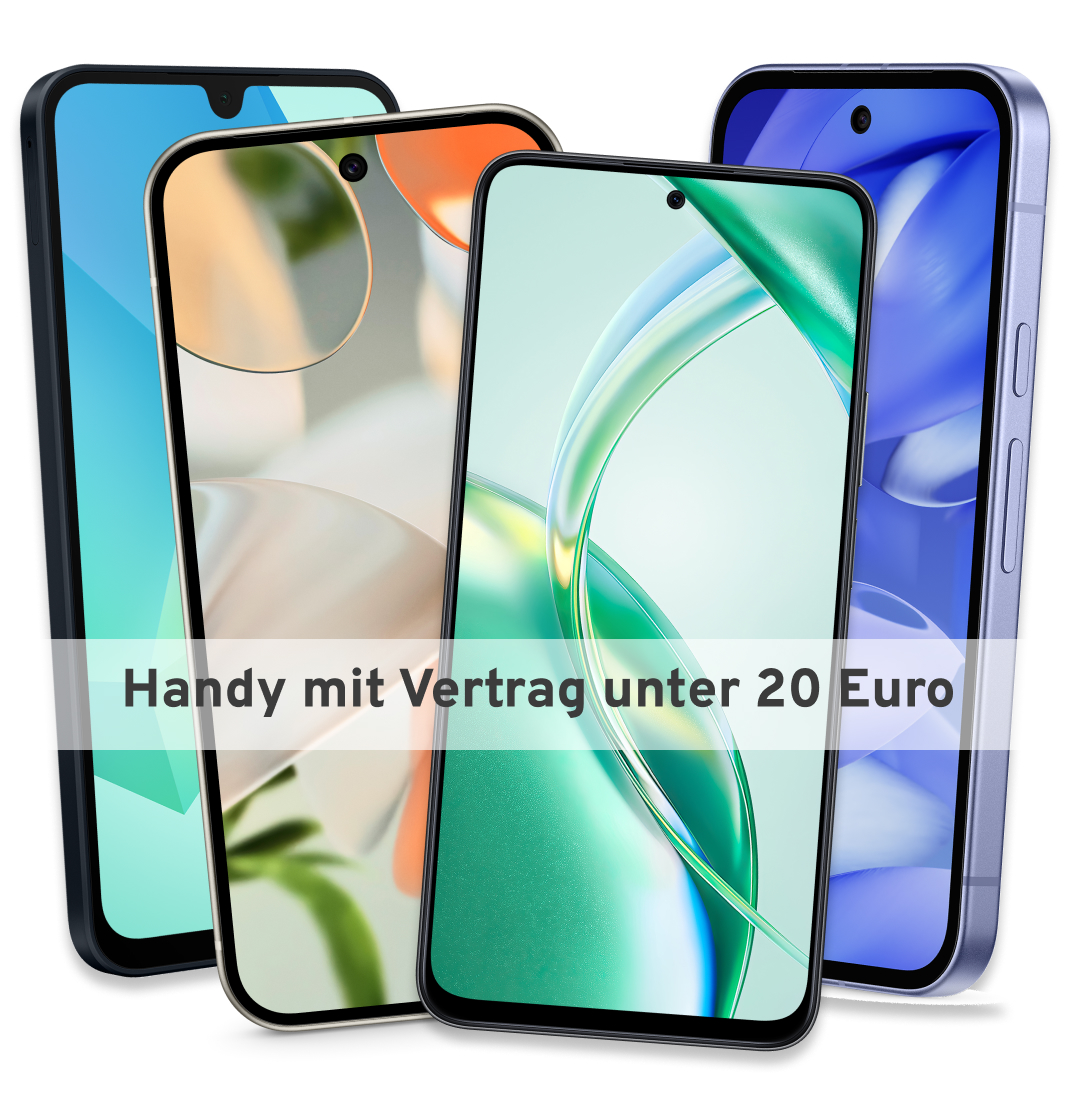 Handy mit Vertrag unter 20 Euro